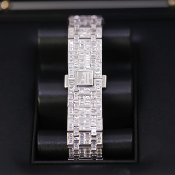 Audemars Piguet Royal Oak 15400st Chandelier Aftermarket Diamonds - Image 2