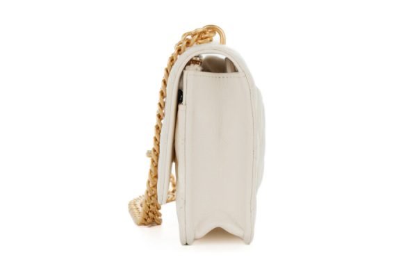 Chanel wallet on chain white caviar gold hardware for sale usa - Image 4