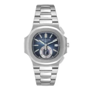 Patek Philippe Nautilus Blue Chronograph Watch