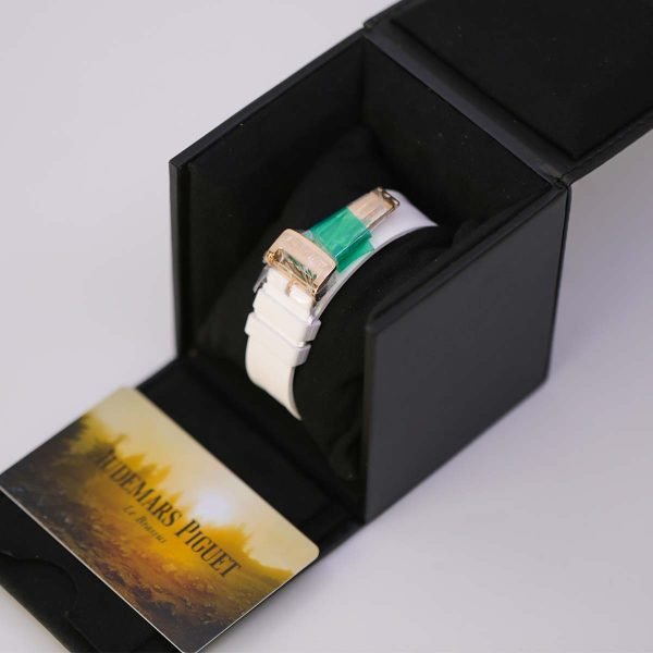 Audemars Piguet Royal Oak White Dial White Rubber Strap Selfwinding watch - Image 2